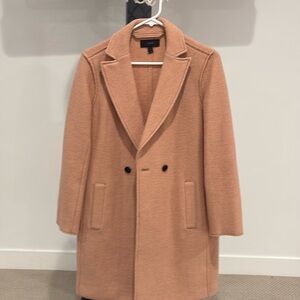 J.Crew camel pea coat worn only a few times size 0